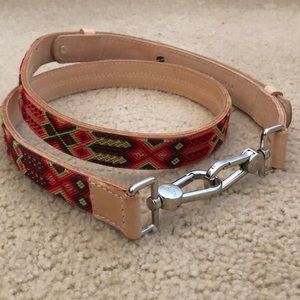 Consuela leather crossbody strap New no tags